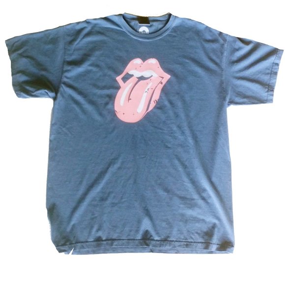 Distressed Pink Tongue T-Shirt - Picture 3 of 4